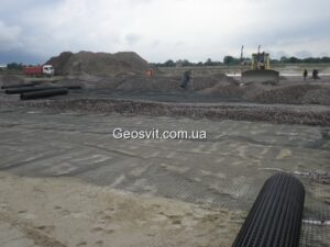 Армирование остнований жесткой георешеткой Tenax LBO - фото 2