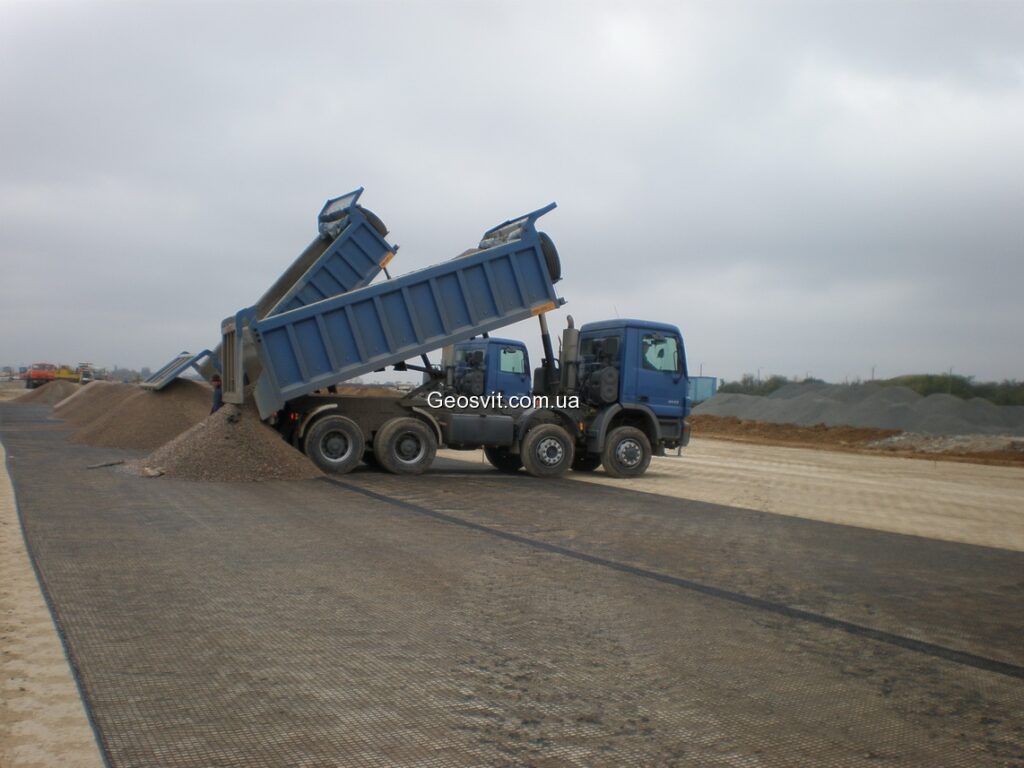 Застосування георешітки Armatex M