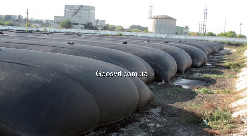 геотуби Geosvit в гідротехнічному будівництві